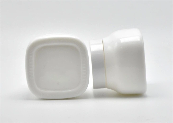 150G White Glass Cream Jar